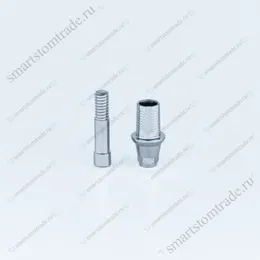 Титановое основание, совместимое с Flat / Дентиум / Dentium h=1.5, для одиночных конструкций