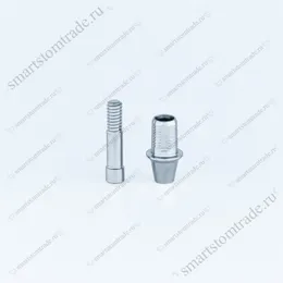 Титановое основание, совместимое с Flat / Дентиум / Dentium h=1, для мостовидных конструкций