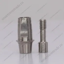 Титановое основание совместимое с GEO / ГЕО совместимое с / Mis SP C1 / Мис SP C1 (3.75/4.2) для мостовидных конструкций